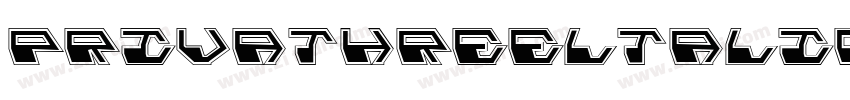 PrivaThreeltalicPro 字体转换